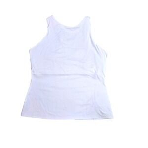 Athleta White Racerback Tank Top Conscious Support Athletic Top Size S